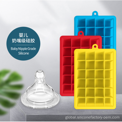Ice Cube Mould Creative ice tray with lid silicone ice tray Manufactory